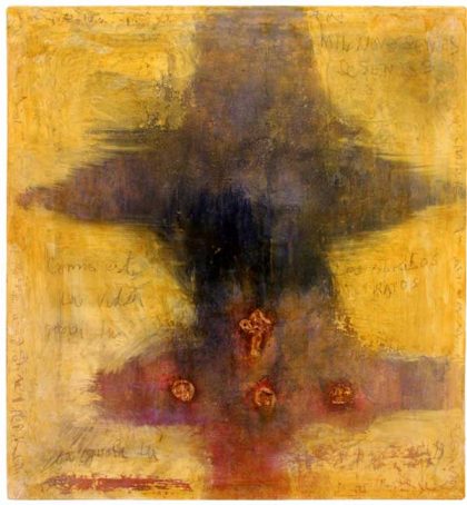 Målning vid namn Goyas skugga av JC Larsson - Medlem i Dymlingen