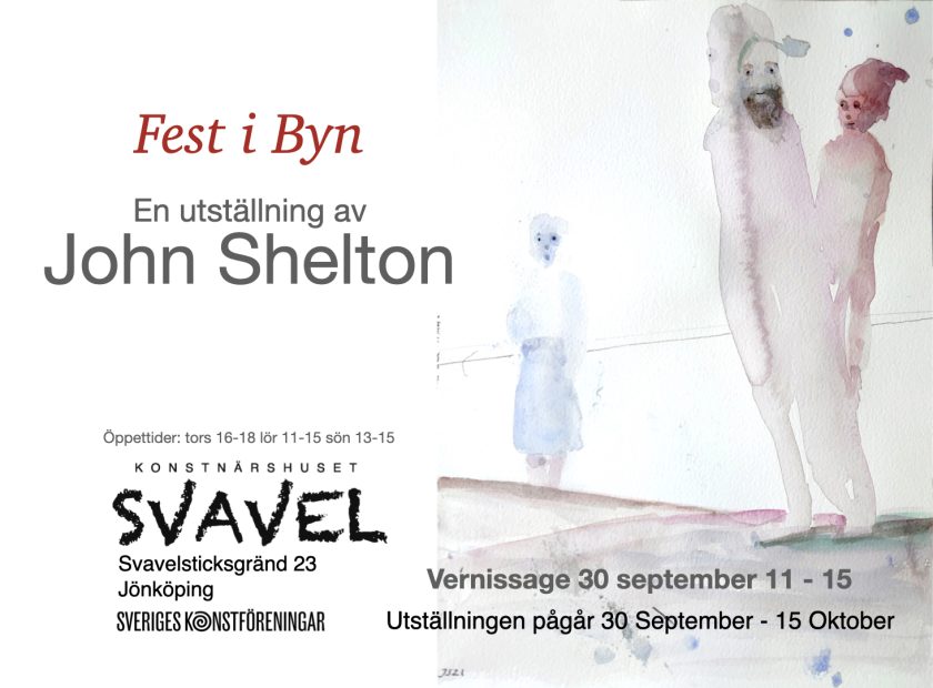 John Shelton på Konstnärshuset Svavel i Jönköping