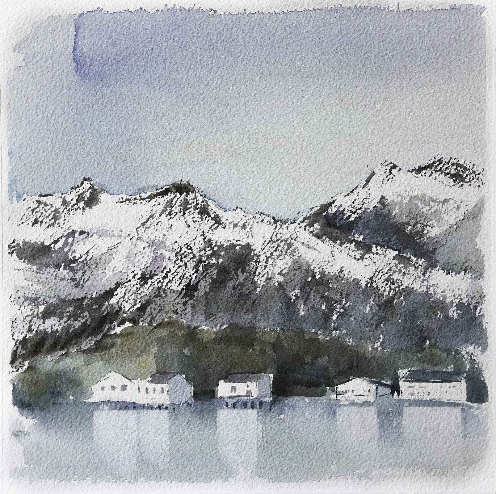 Akvarell av Annika Rydberg